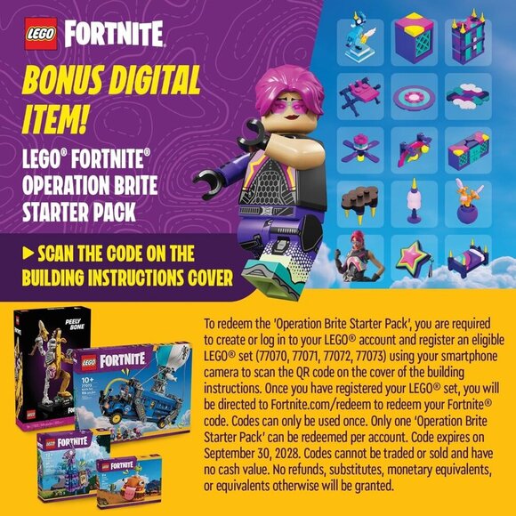 Burger Building Set  Kids Toy for Gamer Display Model, Collectible Fortnite Toy - Picture 3 of 7
